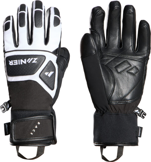 RACE-PRO.STX Zanier Handschuhe schwarz/weiß