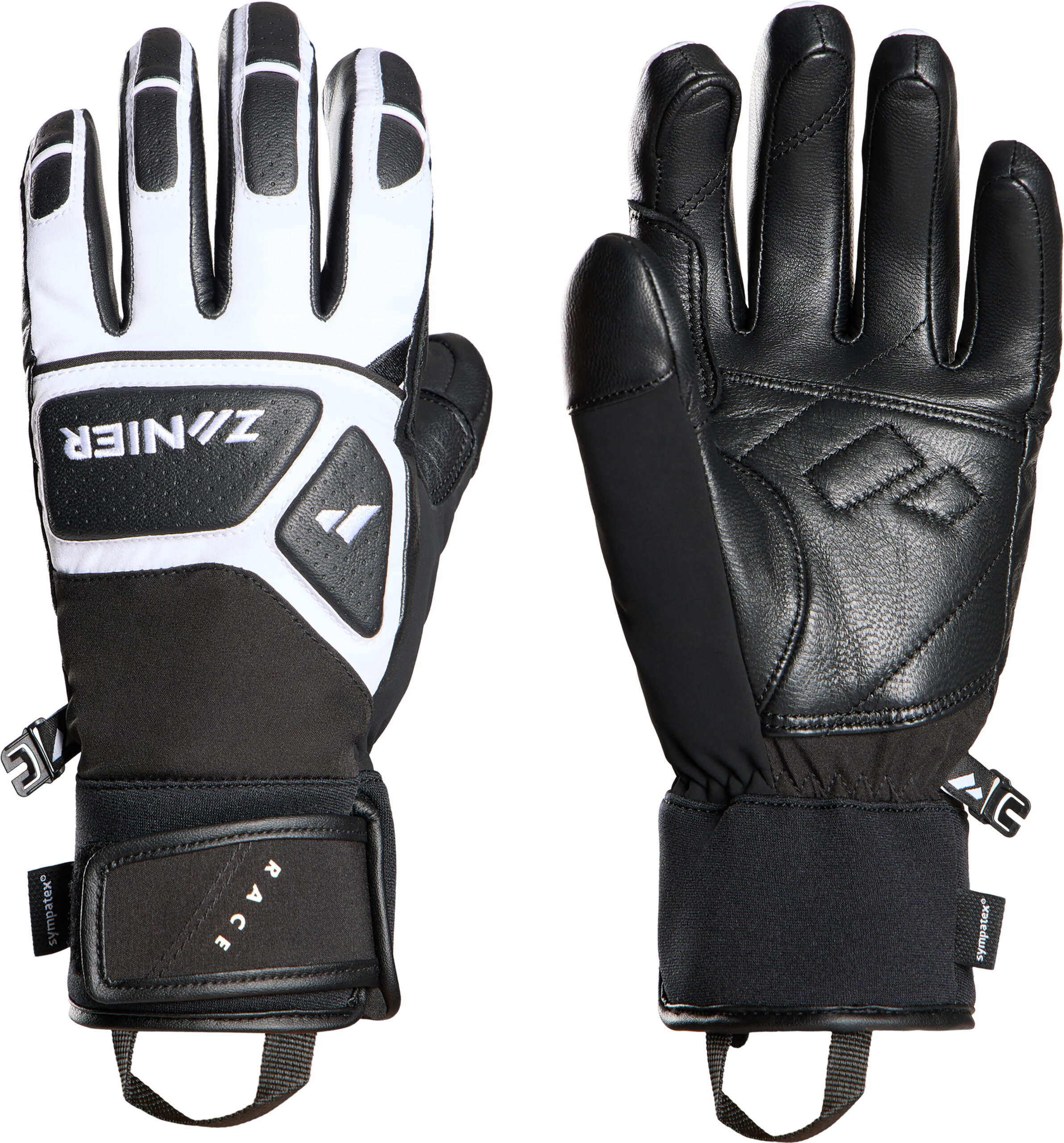 RACE-PRO.STX Zanier Handschuhe schwarz/weiß