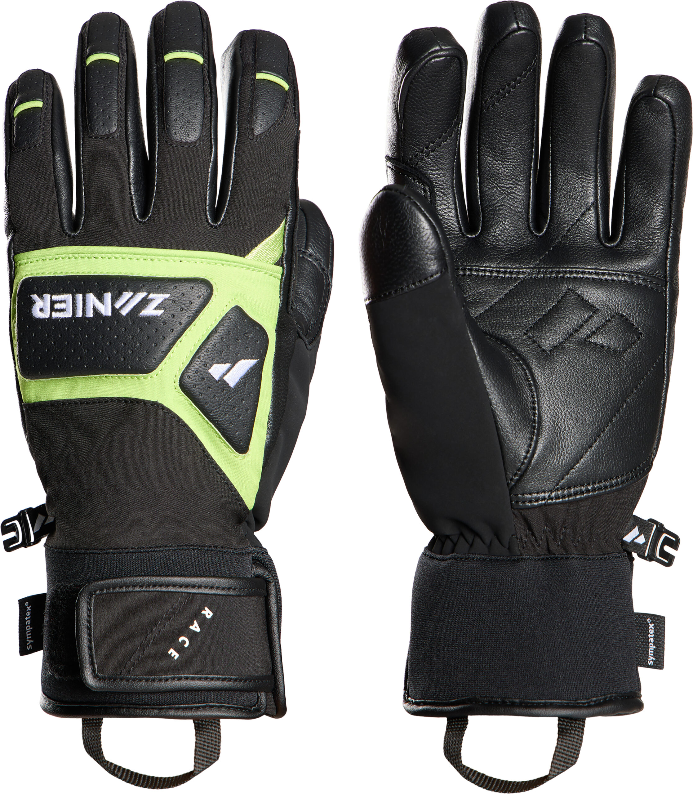 RACE-PRO.STX Zanier Handschuhe schwarz/lime