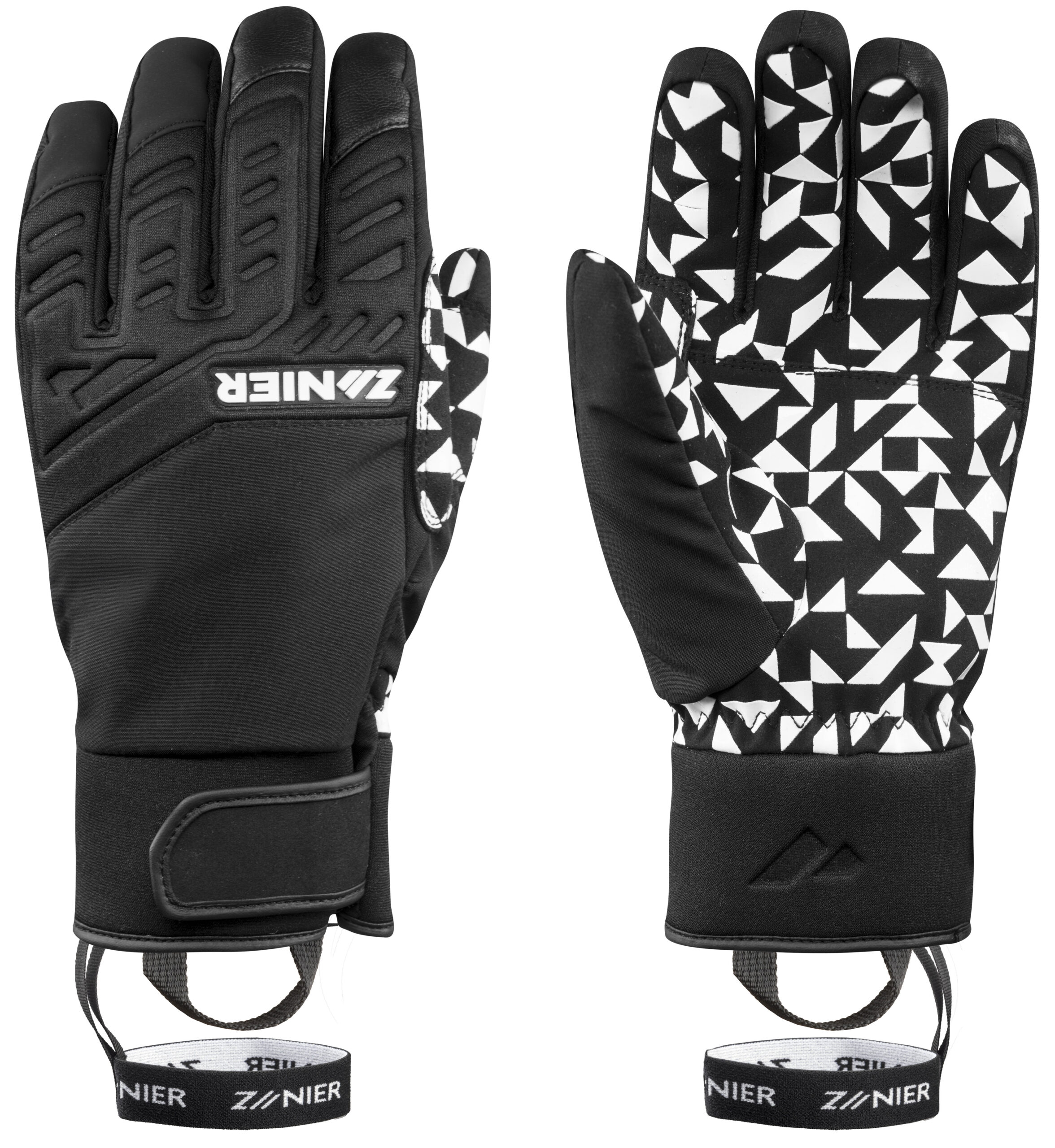 SPRING.STX Handschuhe Zanier schwarz/weiß